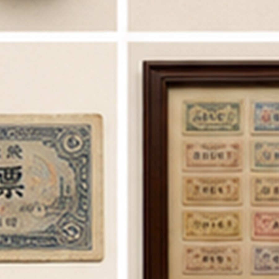馆藏级油票纸券 · 陈设雅致