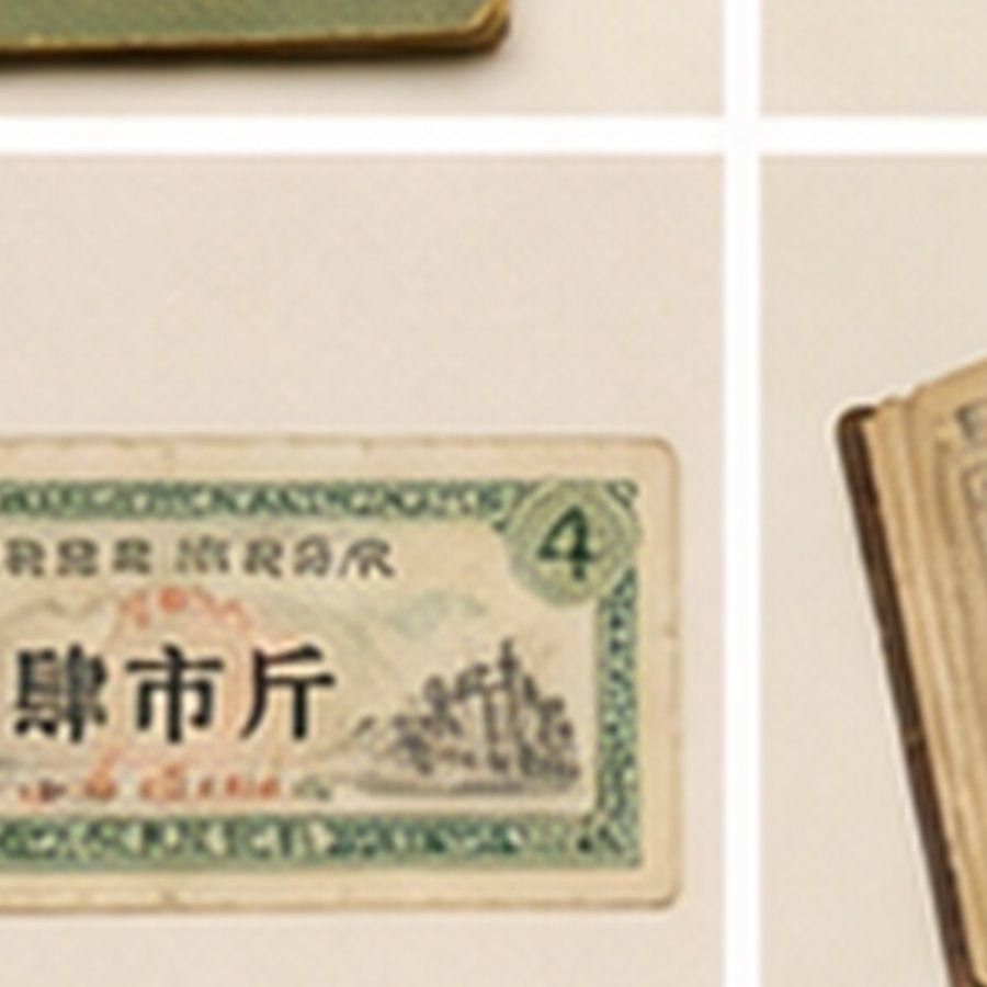 馆藏级饭票旧券 · 色泽温润
