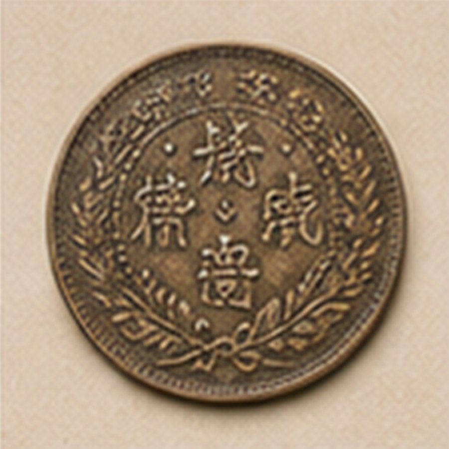 旧藏民国双旗币 · 品相完整