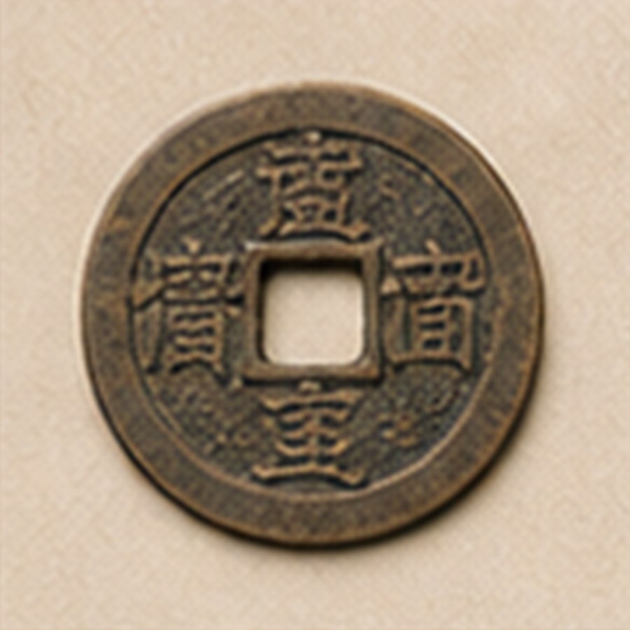 传世光绪元宝铜币 · 纹饰清晰