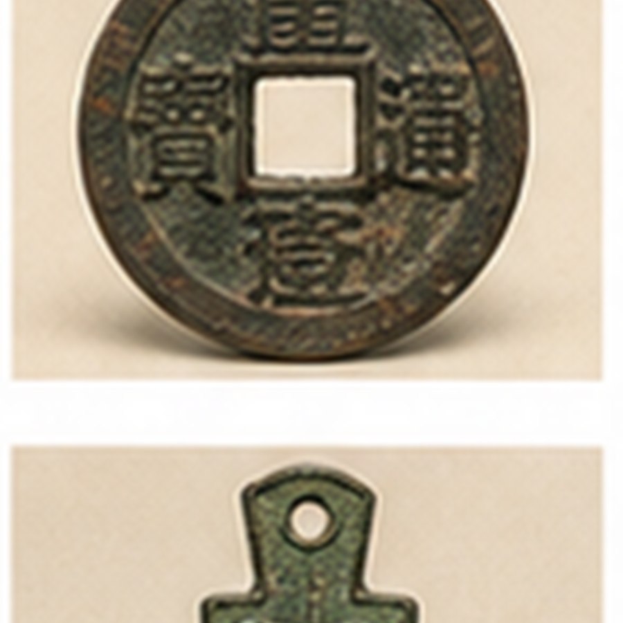 清式古钱币串 · 陈设雅致