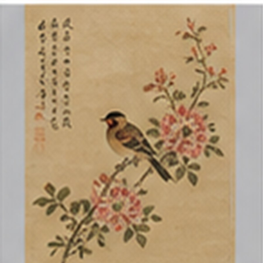 馆藏级书法对联 · 纹饰清晰