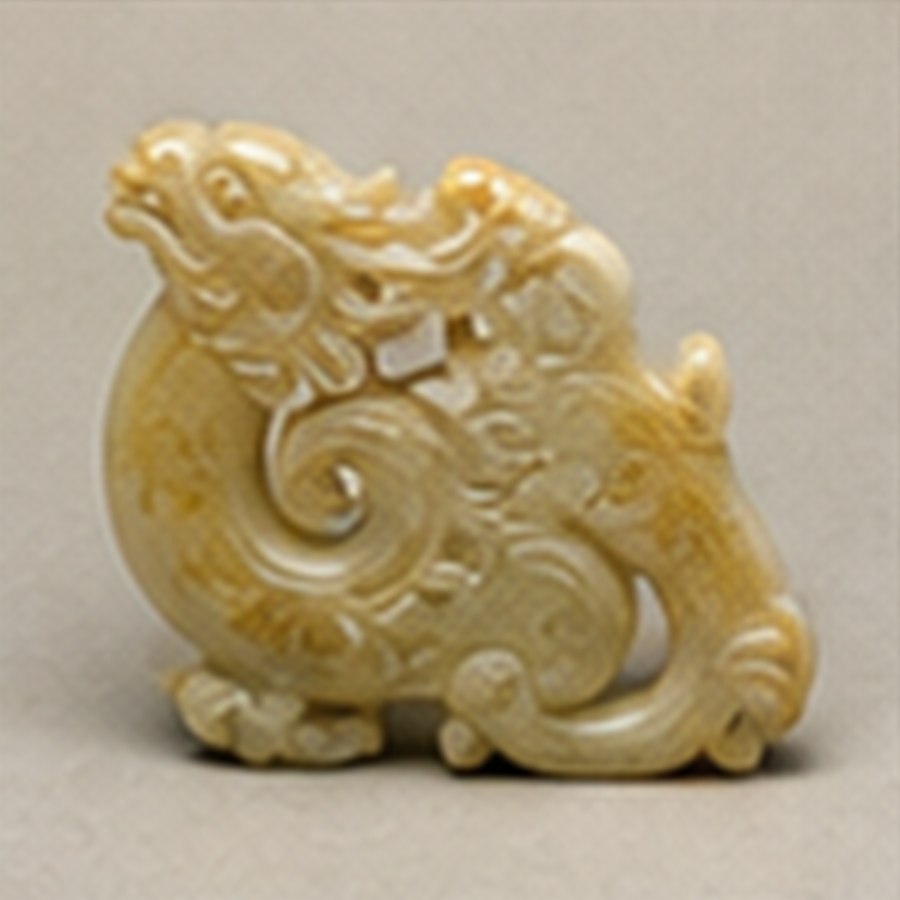 雅藏白玉莲花手串 · 陈设雅致