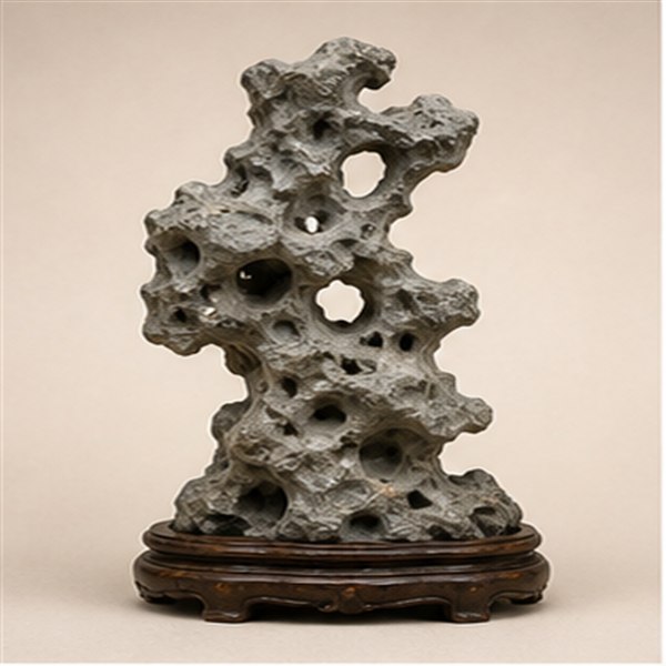 入门花鸟鱼石灵璧石摆件雅致小品