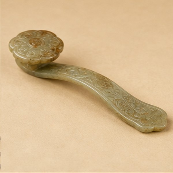 收藏玉器青白玉印章孤品